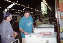 Library staff, Walter Provines, circa 2001