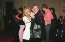 Larry "the Hat" Lautzker dancing at the Mill Valley Film Festival Closing Night Gala, 2000