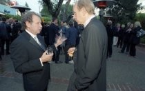 Mark Fishkin and Bruce Katz at the Opening Night Gala, 2002