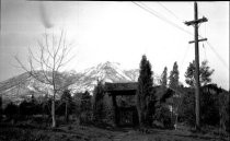 Snow covered Mt. Tamalpais from Summit Avenue Mill Valley, 1922