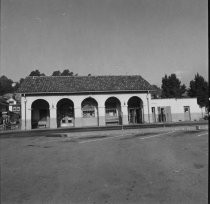 Mill Valley Depot 4th station and Greyhound Bus Station, 1940's