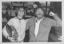 Starr Nelson and Jack Dorward, PE teachers at Mill Valley Middle School, 1980