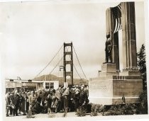 Golden Gate Bridge dedication ceremony, 1935