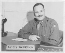 Lt. Col. S.O.L "Lance" Robinson, circa 1947