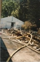 Dowd's ruins with standing barn, 1984