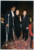 Danny Glover, Susan Lowe, and Mark Fishkin at Opening Night of the Mill Valley Film Festival, 2000