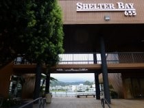 Shelter Bay Office Complex entry area, 2016