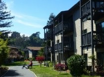 Redwoods Retirement Community balconies, 2019
