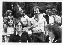 Tony Bill and Mark Fishkin at the Mill Valley Film Festival, 1980