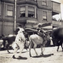 Celebration in downtown Mill Valley, date unknown