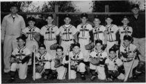 Little League team photo of the "MV Realtors", 1955