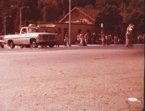 A truck in Mill Valley's 75th Anniversary parade, 1975