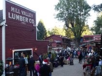 Mill Valley Lumber Yard holiday event, 2017