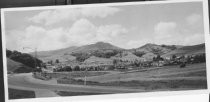 East Blithedale Ave. overpass at Highway 101 looking west, 1960