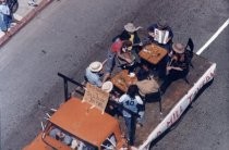 Old Mill Tavern float in Memorial Day Parade, 1980