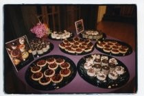 Dessert table at the Mill Valley Film Festival, 2002