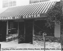 Odlum's Ski Center exterior, 1967