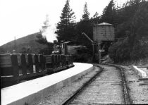 Mount Tam railroad at Double Bow Knot circa 1925