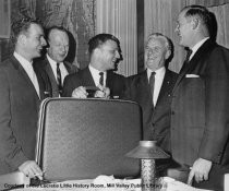 Mayor Huber and Chamber of Commerce members, circa 1961