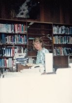 Mill Valley Public Library recarpeting project, 1987