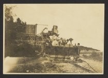 Train at water tank at Mesa Station, date unknown