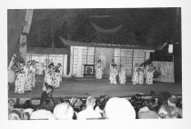 Chorus scene in the Mikado, July 1954