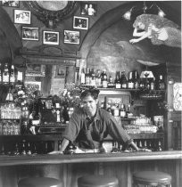 Behind the bar at Sweetwater, date unknown