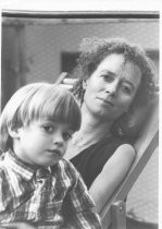 Anne Lamott with son, 1993