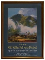 1989 Mill Valley Fall Arts Festival poster