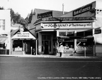 Rutherford's Pharmacy, circa 1941