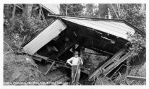 "The Storm" : Columbo's Soft Drink Parlor, Store and Kitchen Wreckage, 1925 (Photograph only)