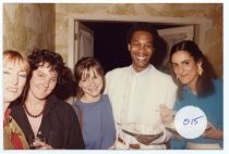 Rita Cahill, Maggie Renzi, Joe Morton, and Olga Merediz at a celebrity reception at the Mill Valley Film Festival, 1984