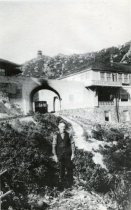 Young man posing at the Tavern of Tamalpais, date unknown