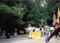 Vietnam Veterans of America float in the Memorial Day Parade, 1999