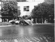 Performing arts car in Mill Valley's 75th Anniversary parade, 1975