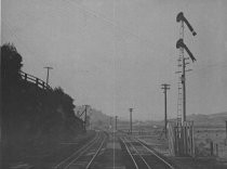 Railroad tracks, Kentfield, 1920s