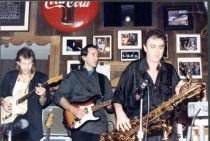 Steve Gurr, Ry Cooder and Steve Douglas, 1987