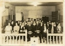 Chief Bard's First Aid class to the injured, 1931