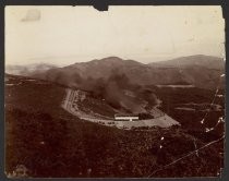 Train above Mesa Station at Double Bow Knot, circa 1896