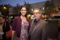 Mark Fishkin and Sarah Silverman, 2015