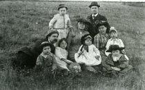 Coffin family picnic, circa 1890