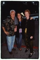 Geoffrey Dunn, Joni Cooper, and Zoë Elton at a screening of "Calypso Dreams," 2003
