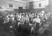 Summit School classroom, 1910