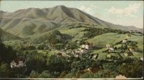 Mount Tamalpais with Mill Valley in the foreground