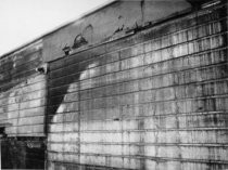 Buildings being torn down on Throckmorton, 1966