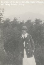 Woman on her way to Muir Woods, 1915