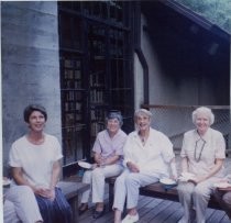 Matt Stafford going away party with Mill Valley Friends of the Library, circa 1998