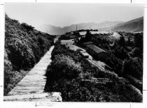 Auto terminal parking lot for Tavern on Mt. Tam., circa 1925