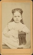 Portrait of Sarah E. Boyle as a child, 1870s