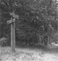 Trail signs, date unknown